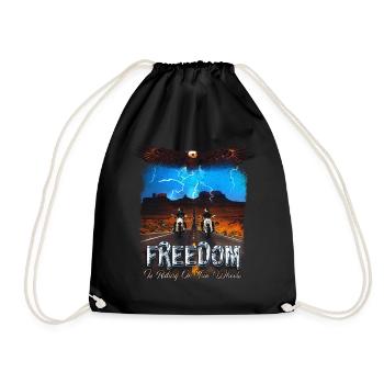 Moto Freedom Vintage Classic Biker - Sac de sport léger - noir - Devant
