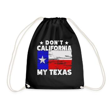 Californie Texas Texans Texan Pride Dictons - Sac de sport léger - noir - Devant