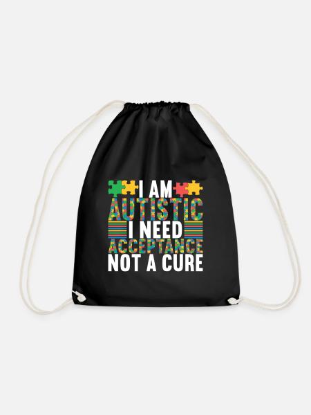 Autisme autistique Autiste - Sac de sport léger - noir