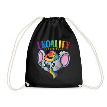 Fierté gaie LGBTQ - Sac de sport léger - noir - Devant