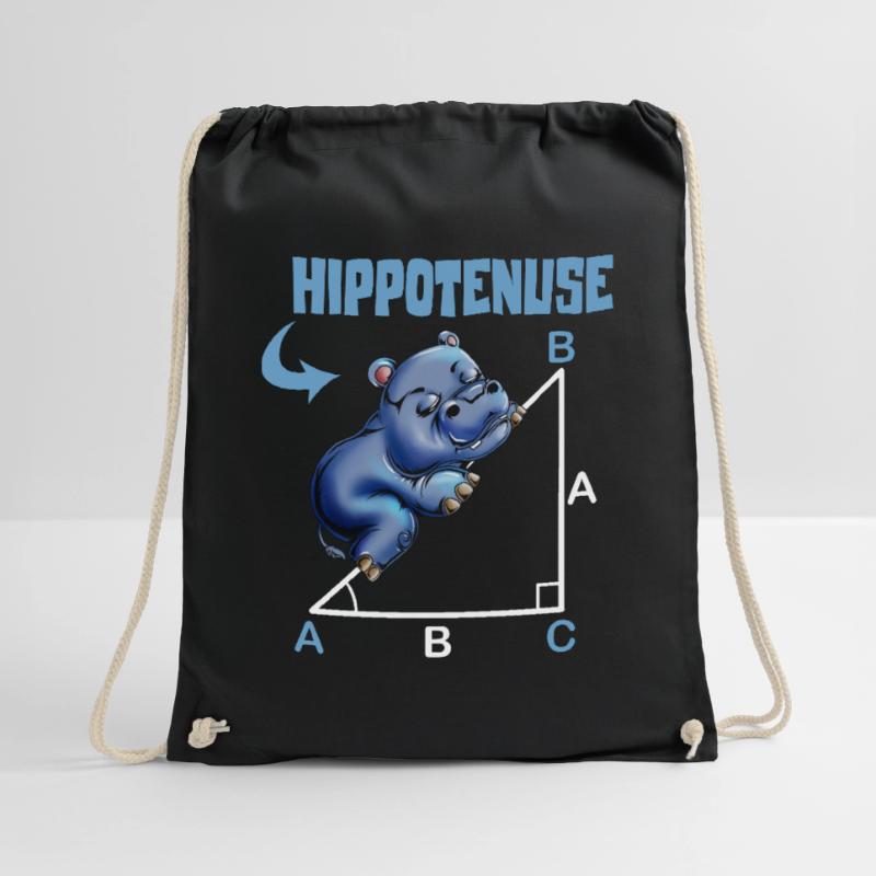 Math Hippotenuse Angular Function Hypotenuse Hippo Drawstring Bag