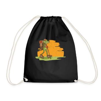 Wander schuhe Bergsteiger Klettern Frosch - Turnbeutel - Schwarz - Vorne