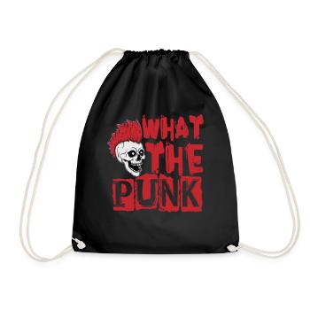 What The Punk - Gothique - Goth - Concert - Drôle - Sac de sport léger - noir - Devant