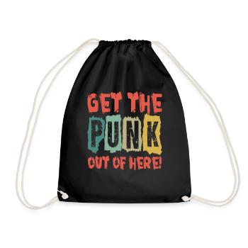 Sortez le punk d’ici! - Gothique - Gothique - Concer - Sac de sport léger - noir - Devant