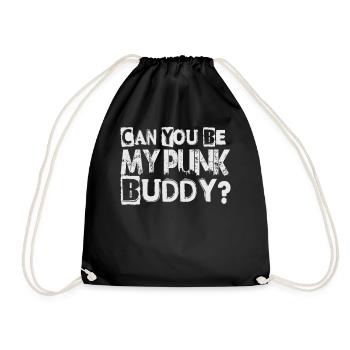 Pouvez-vous être mon copain punk? - Gothique - Gothique - Concer - Sac de sport léger - noir - Devant