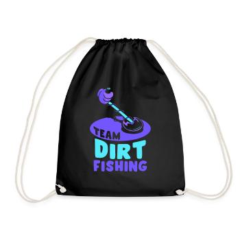Équipe Dirt Fishing Détection de métaux Détection de métaux - Sac de sport léger - noir - Devant