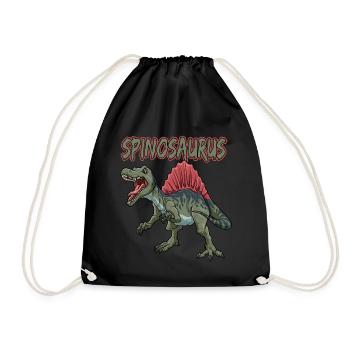 Dinosaurier Spinosaurus Fleischfresser Dino - Turnbeutel - Schwarz - Vorne