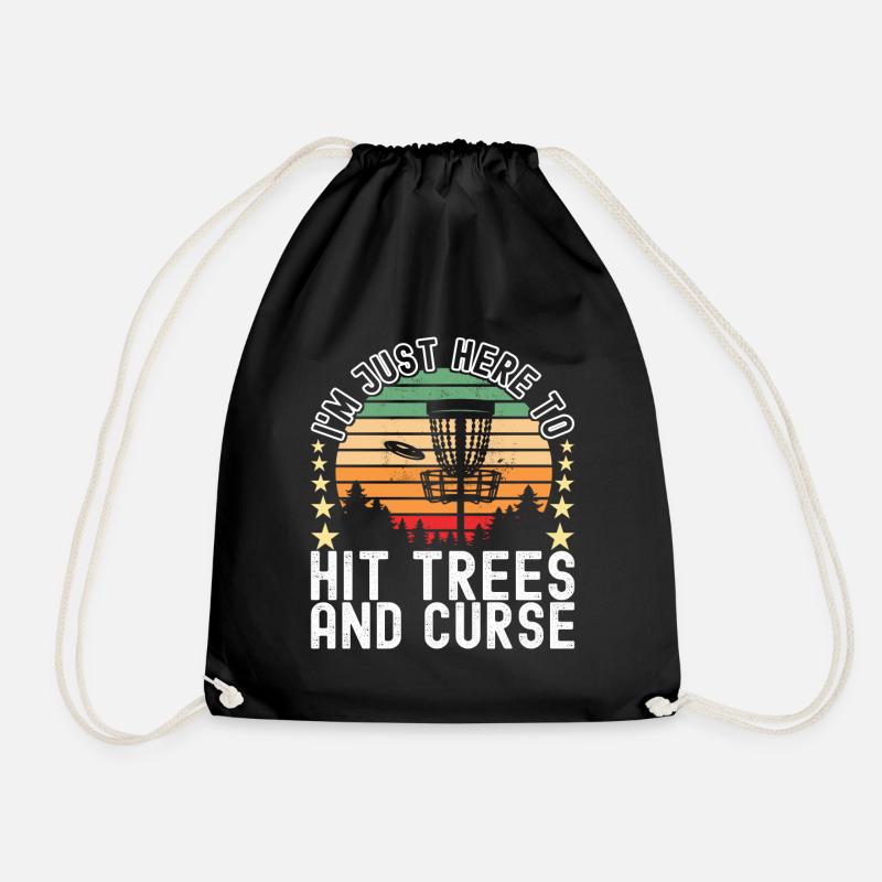 Disc Golf Disc Golfer - Turnbeutel - Schwarz