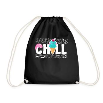 Crème glacée Cone Chill - Sac de sport léger - noir - Devant
