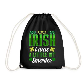 St Patrick's Day Gaelic Irish Irish - Drawstring Bag - black - Front