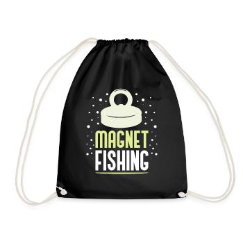 Aimant magnétique de pêcheur magnétique de pêche - Sac de sport léger - noir - Devant