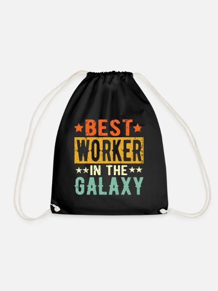 Best Arbeiter ever Arbeiter Geschenk - Turnbeutel - Schwarz