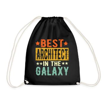 Best Architect ever Architect Gift - Drawstring Bag - black - Front
