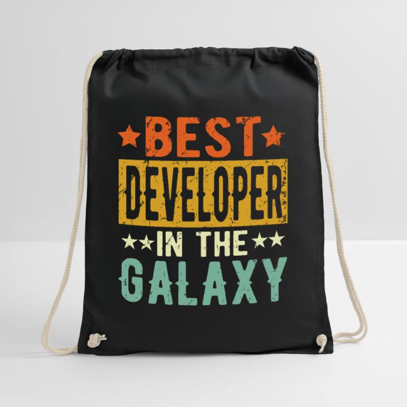 Best Developer ever Developer Gift Drawstring Bag