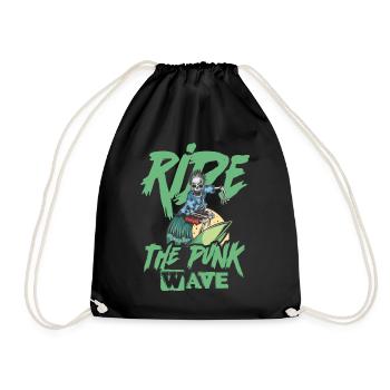 Ride The Punk Wave - Deutsch - Gothique - Concert - Sac de sport léger - noir - Devant