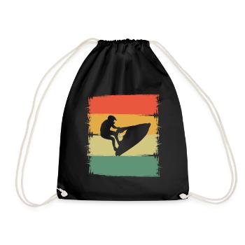 Jet ski - Sac de sport léger - noir - Devant