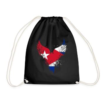 Drapeau de Cuba - Sac de sport léger - noir - Devant