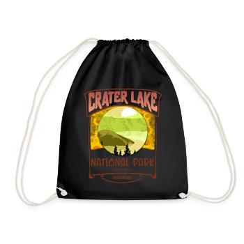 Parc national de Crater Lake ESTD. 1902 Chemise, - Sac de sport léger - noir - Devant