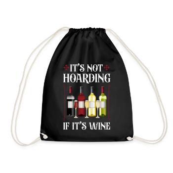 Sommelier Wine Drinking Tasting - Turnbeutel - Schwarz - Vorne