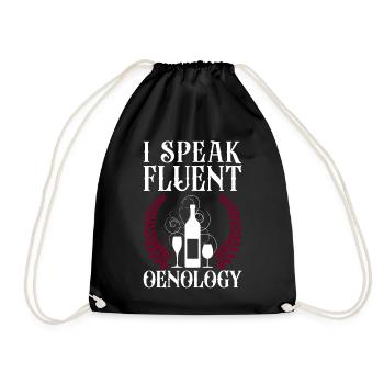 Sommelier Dégustation de vins i - Sac de sport léger - noir - Devant
