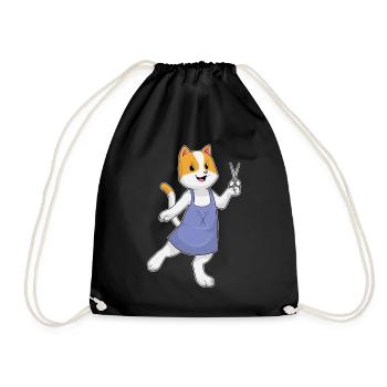Ciseaux de coiffeur pour chat - Sac de sport léger - noir - Devant