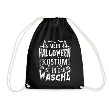 Halloween Tshirt Halloweenparty Mörder Killer Tod - Turnbeutel - Schwarz - Vorne