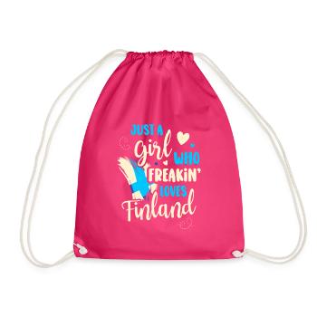 Finnland - Turnbeutel - Fuchsia - Vorne