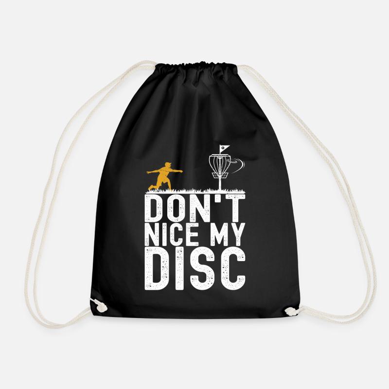 Disc Golf Disc Golfer - Turnbeutel - Schwarz