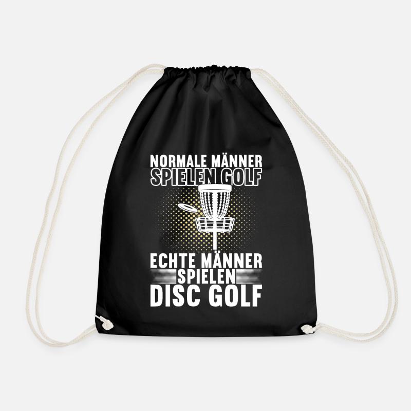 Disc Golf Disc Golfer - Turnbeutel - Schwarz