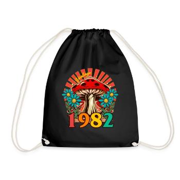 Chemise d’anniversaire 1982, Vintage 1982 40 ans, - Sac de sport léger - noir - Devant