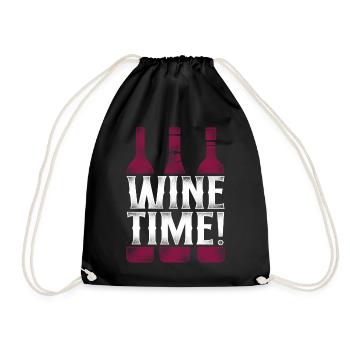 Sommelier Wine Drinking Tasting - Turnbeutel - Schwarz - Vorne