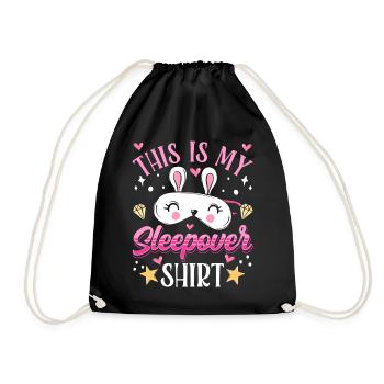 C’est mon Sleepover Shirt Party Stay - Sac de sport léger - noir - Devant