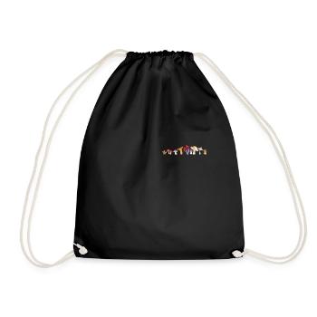 Mushroom Collection Mushroom Picker Mushroom Grower - Drawstring Bag - black - Front