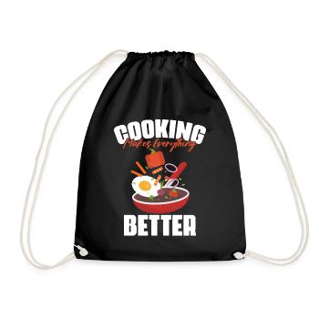 Compétences culinaires amusantes pour chef, plus professionnel - Sac de sport léger - noir - Devant