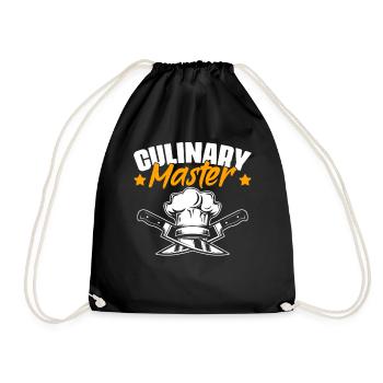 Maître culinaire Fun Cuisine professionnelle - Sac de sport léger - noir - Devant