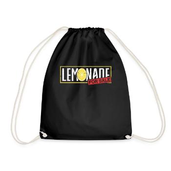 Lemonade for Sale Lemonade Stand - Drawstring Bag - black - Front