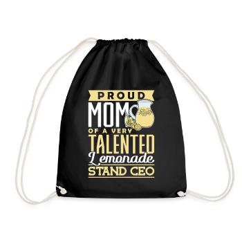 Fière maman d’un talentueux stand de limonade PDG - Sac de sport léger - noir - Devant