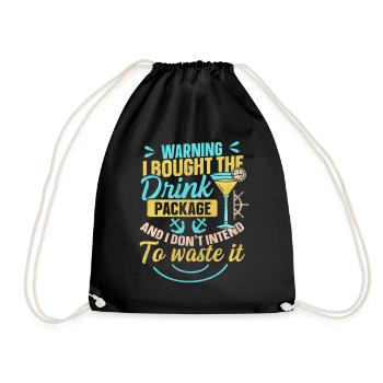 J’ai acheté le forfait boisson Cruise Holiday - Sac de sport léger - noir - Devant