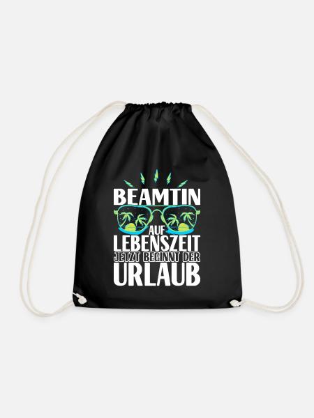 Beamter Beamtin Verbeamtung - Turnbeutel - Schwarz