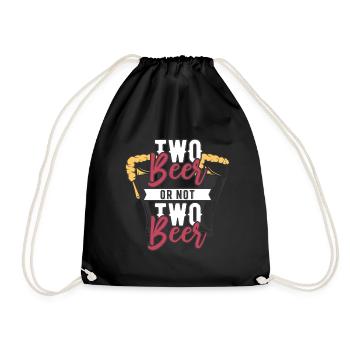 Bière - Sac de sport léger - noir - Devant
