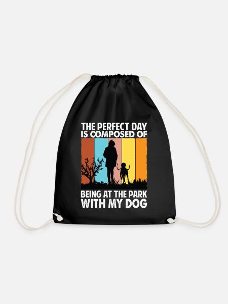 The Perfect Day Is Composed Of Being At The Park W - Turnbeutel - Schwarz