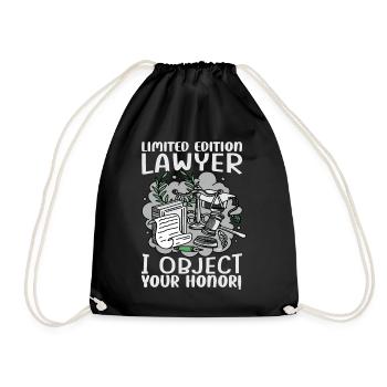 Édition limitée Avocat Je m’oppose à votre honneur! - Funn - Sac de sport léger - noir - Devant