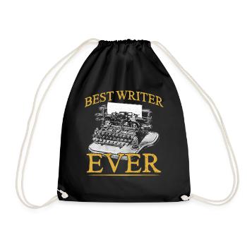 Meilleur écrivain de tous les temps - Sac de sport léger - noir - Devant