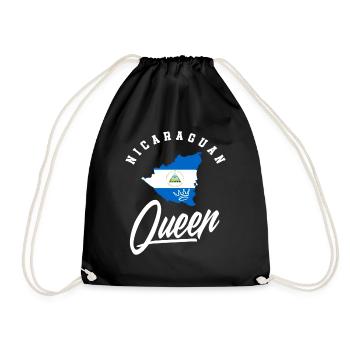 Nicaraguan Queen Nicaragua - Drawstring Bag - black - Front