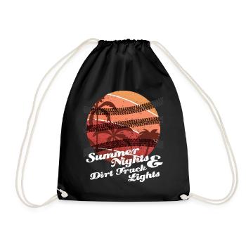Sommernächte Dirt Track Lights Motocross Dirt Bike - Turnbeutel - Schwarz - Vorne