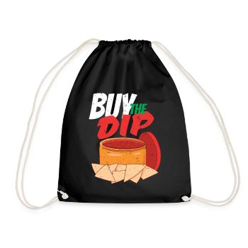 Kaufen Sie das Dip Funny Stock Market Trading Nach - Turnbeutel - Schwarz - Vorne