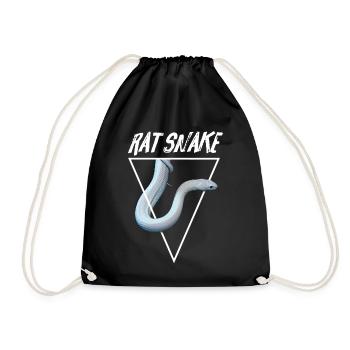 Texas Rat Snake Snake Owner - Drawstring Bag - black - Front