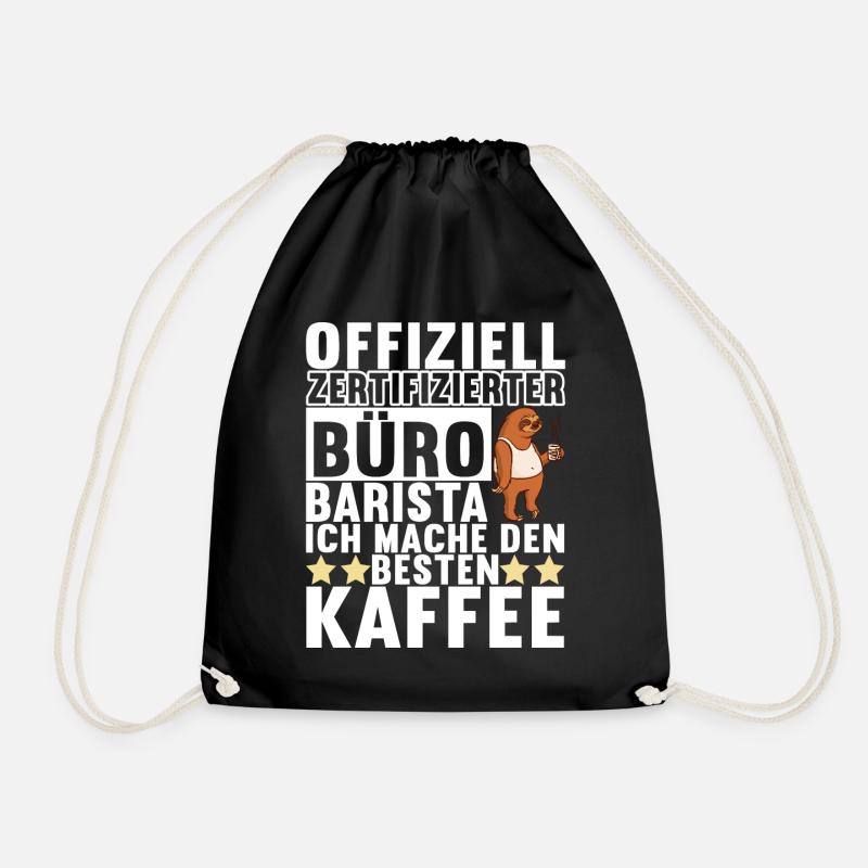 Abschiedsgeschenk Jobwechsel Kollegen - Turnbeutel - Schwarz