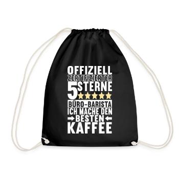 Farewell gift Job change colleagues - Drawstring Bag - black - Front