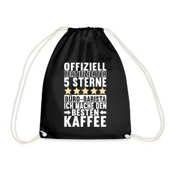 Farewell gift Job change colleagues - Drawstring Bag - black - Front